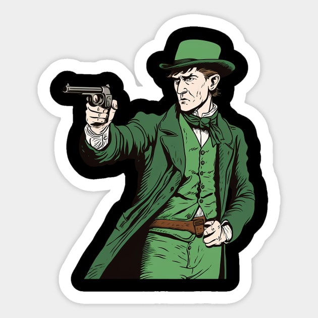 Irish Rebel - Irish Republican 1916 Easter Rising Sticker by RichieDuprey